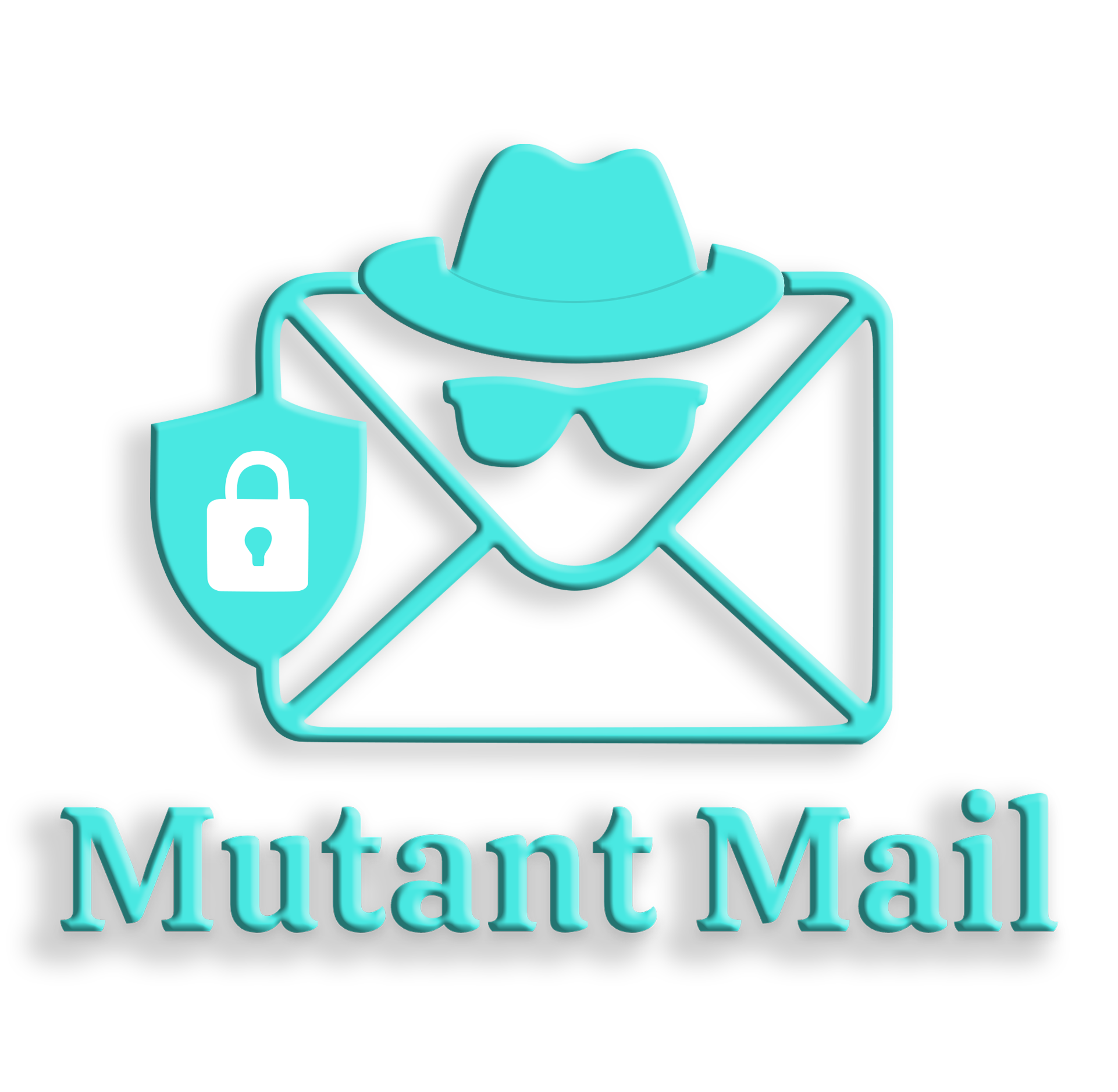 Mutant Mail Logo With Text Square dimension